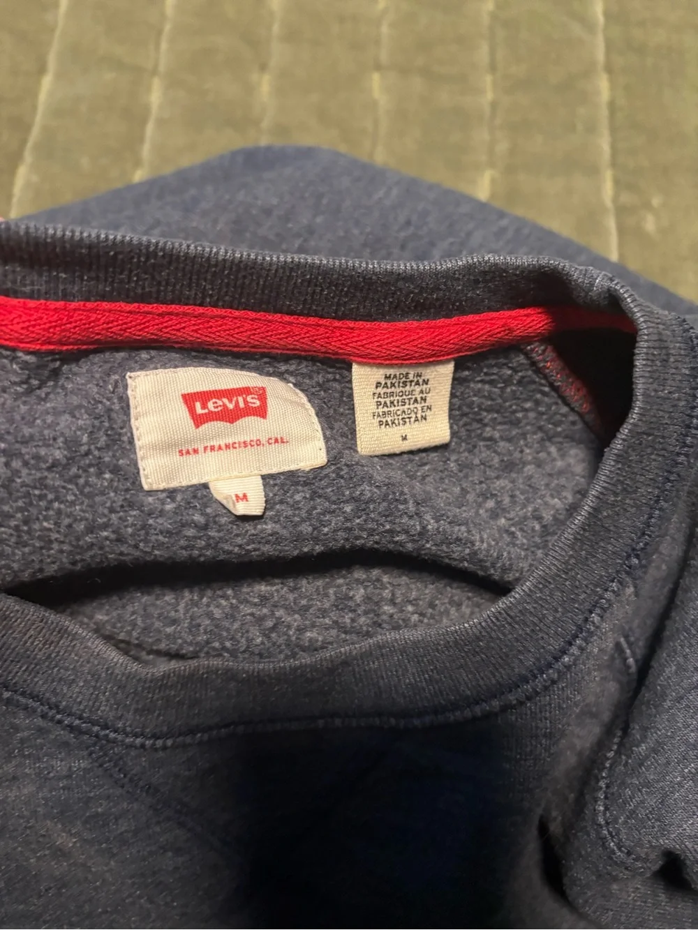Levi's Heather Navy Crewneck Sweatshirt
